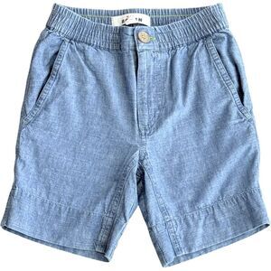 Mini Boden Boys Kids Blue Cotton Pull-On Shorts. 6.